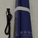 Food Warming Mat - Fast Heating Silicone Electric Warming Tray with 4 Level Temperature, Raised Feet Protects Table, Roll Up Buffet Hot Plates Heat Pad, Portable Food Warmer for Parties Home Travel (Blue)