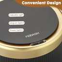 Smart Bathroom Trash Can Garbage Can with Lid, 2.8 Gallon Motion Sensor Trash Bin for Bathroom, Kitchen, Small Mini Trash Cans Black Automatic Diaper Trash Can-Dark Gray