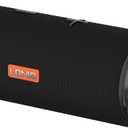 MANTO Bluetooth Speaker IPX5 Waterproof Portable Shower Speaker, 12H Battery, Micro SD Playback (Up to 32GB, Card Not Included), Compact Design for Travel, Camping, Hiking, and Home (Blue-Green)