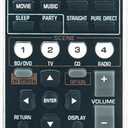 RAV347 WT92830JEX Replace Remote Control fit for Yamaha AV Receiver RX-A1000 RX-V1067 RX-A1000BL RX-V1067BL HTR-8063,Sub Remote RAV348