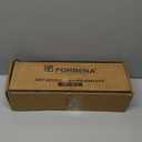 Forbena Floating Bathroom Shelves Wall Mounted, Aesthetic White and Gold Shelves for Bathroom Accessories, Modern Bathroom Organizer with Tower Bar for Wall Decor Storage Small Spaces, Set of 2