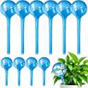 MOONSOUND Self Watering Globes for Plants - 10pcs Automatic Watering Bulbs for Indoor & Outdoor Potted Plants, Vacation Plant Care, Water Conservation Device
