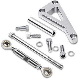 SBC Alternator Bracket, Long Water Pump Lwp Aluminum Alternator Bracket Kit Polished for Chevy SBC 350 Small Block Engine