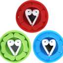 MAIRUI Wired Earbud Case 3 Pack Earphone Headphone Cord Organizer Earbuds Wrap Soft Silicone Magnetic Holder Storage Tangle Free Cable Winder(Red/Blue/Green)