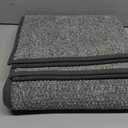 Artoid Mode Grey Machine Washable Non Slip Doormat,Soft Absorbent and Stain Resistant Kitchen Rugs for Sink Hallway Bathroom and Laundry 24x60 Inch