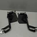 (1Pair) Wheelchair Replacement Footrests,Wheelchair Replacement Parts,Wheelchair Swivel Footrests for Standard Wheelchairs,Black