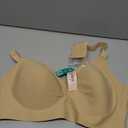 As Fairy Womens Seamless Wireless Comfort Bra with Soft Support No Underwire Push Up T-Shirt Bra Dark Skin, 38DD