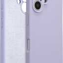 for iPhone 17 Case Silicone,with [Full Camera Protection][Soft Anti-Scratch Microfiber Lining],Liquid Silicone Ultra Slim Shockproof Phone Case for Men Women Girls-Lilac