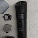 Philips Norelco Beard Trimmer 5000 Series, Men's Face Trimmer, 100% Waterproof Beard Sense Tech, Precision Trimmer with Fading Combs, Self-Sharpening Blades, Hair Collector & Charging Stand, BT5785/40 (Black)