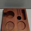 54mm Espresso Tamping Station For Breville Espresso Machine Accessories Rosewood Tamper Stand & Portafilter Holder