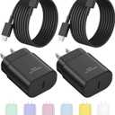 Type C Charger Fast Charging for iPhone 17 16 15,USB C Samsung Chargers Block 25W Super Fast Chargers for Samsung Galaxy S25/S24 S23 S22 S21/iPhone Air/17/17 Pro Max/iPhone 16/16 Pro Max/15 Pro Max