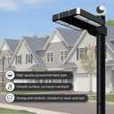 Street Light Pole 20Ft, Street Light Poles for Outdoor Lighting, Solar Pole Accessory for Street, Suitable for Farm, courtyards, Parks, and Roads (114+76)