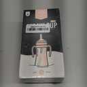 GROSMIMI Spill Proof no Spill Magic Sippy Cup with Straw with Handle for Baby and Toddlers, Customizable, PPSU, BPA Free 10 oz (Peach)