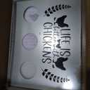 TGEYD 30 lb Chicken Feeder with 6 No-Waste Ports – Heavy-Duty Outdoor Metal Feeder with Adjustable Height, Locking Lid & Riveted Handles – Rustproof Feed Box for Poultry & Backyard Chickens