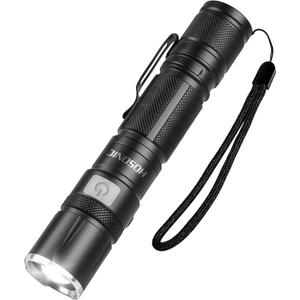 Rechargeable Flashlights, EDC Pocket Flashlight High Lumens with Clip, 5 Modes Super Bright Small Flash Light Powerful for Camping, Home, Emergencies