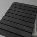 AWW Foldable Stone Bath Mat, Super Absorbent Diatomaceous Earth Mats, Non-Slip 23.6 x 15.5 Inch Quick Drying Mat, Compact and Easy to Store Bath Mats for Bathroom, Easy to Clean, Grey