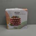 RFAQK 64PCs Cake Decorating Kit with Leveler, Baking Supplies Gift Includes Cake Stand Turntable, 24 Numbered Icing Tips, 30+1 Piping Bags, 2 Frosting Spatulas, 3 Scrappers, Video Course & Booklet (Blue)