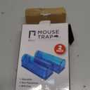 Blinc [2-Pack] Humane Mouse Trap - Catch and Release No-Kill Rodent Traps for Indoors & Outdoors - Safe for Children & Pets - Reusable Mouse Catcher for Kitchen, Pantry & Garage (Transparent Blue)