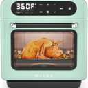 Secura Multifunction Air Fryer Steam Oven, 13 Quart Compact Oven with Convection Bake, Airfryer, Rapid Steam, Ferment, Dehydrator Combo, Nutritious & Delicious Food Steamer for Cooking (Mint Green)