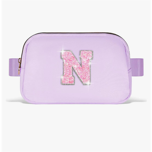Graduation Gifts for Teens Kids Daughter Sister Her - Birthday Gifts for 3 4 5 6 7 8 9 10 11 12 13 Year Old Girls,Fanny Pack Crossbody Bag Belt Bag Cute Trendy Stuff | Lavender,Initial N