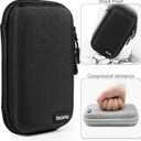 Diabetes Travel Case EVA Hard Shell Diabetic Supplies Bag Organizer for Blood Sugar Testing Kit, Glucose Monitor Kit with Meter, Glucose Test Strips, Lancets, Lancing Device, Alcohol Wipe (Purple)