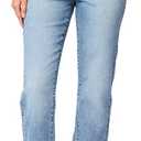 Levi Strauss Signature Gold Women's High-Rise Straight Jeans Stretch Denim (Standard and Plus), (New) Terra Nova, 12 Short