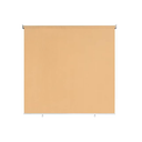 CICADA SPEECH Outdoor Roller Shade Roll Up Shade Cloth Patio Blinds for Deck Porch Balcony Backyard (7.5' W X 6' L), Wheat