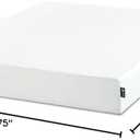 ZINUS 8 Inch Green Tea Memory Foam Mattress [New Version], Twin, Fiberglass free, Medium Firm Feel, Zoned Pressure Relief, Certified Safe Foams & Fabric, Mattress in A Box (White)