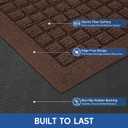 Durable Indoor Outdoor Doormat, 3' x 4' Heavy Duty Front Door Mat