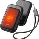 OCOOPA Magnetic Rechargeable Hand Warmers 2 Pack, Card-Style Electric AI Hand Warmers 5000mAh, Pocket Portable Hands Heater, UL Certified, for Men Women, Hunting Essentials, UT4 Young (Obsidian Black)