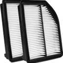 2-Pack CA11258 Engine Air Filter Fits for Honda CR-V CRV CR V 2012 2013 2014 (2.4L) Air Filter Replacement 17220-R5A-A00 Car Accessories
