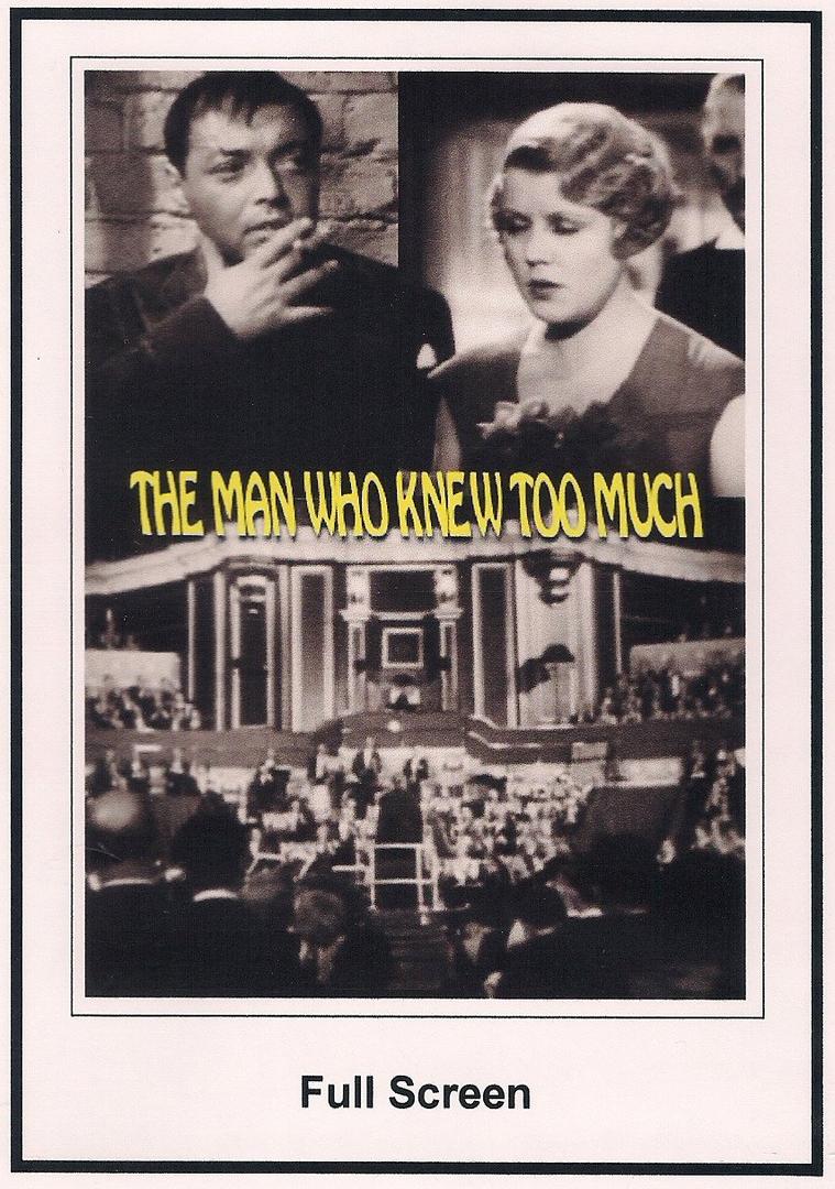 The Man Who Knew Too Much 1934, DVD