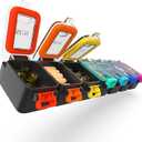 Weekly Pill Organizer 1 time a Day  Pill Box 7 Day with Enhanced Waterproof Seal, Large compartments Hold Big Vitamins & Supplements, Upgraded Locking lids, for Home & Travel use, Durable Hard case