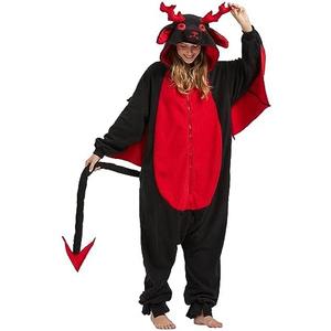 Jersey Devil Onesie for Adults - Halloween One-piece Mythical and Comfortable Unisex.L