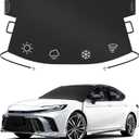 Windshield Cover for Ice and Snow | 600D Upgraded Heavy Duty Oxford Fabric | Car Snow Cover for Most Sedans, SUVs, Trucks | Protection from Snow, Ice, Frost | Winter Car Accessories (67"x48")