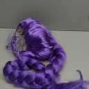 Long Purple Braid Wig Kids Purple Braid Wigs for Girls Cartoon Movie Halloween Cosplay Costume Animie Wigs