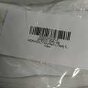 Women's Knit Slip On Walking Shoes - Comfort Ballet Flats with Rubber Sole & Arch Support (White)