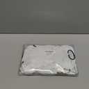 OAOLEER 16PCS Glitter Cheer Bows for Cheerleaders, 7” Large Cheerleading Bows with Sparkle Rhinestone Cheer Hair Bows with Ponytail Holders Elastic Hair Band for Cheerleaders College Sports (White)