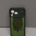 BERFY for iPhone 17 Pro Max Case, Compatible with MagSafe, Built-in 9H Tempered Glass Screen Protector and Camera Protection, Full Body Shockproof Translucent Matte Phone Case 6.9", Deep Green