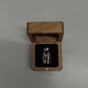 XIUDA Wooden Mini Memorial Small Urns for Ashes Stainless Steel Cremation Mini Urn with Black Walunt Box Funeral Heart Wings Keepsake Urn for Ashes