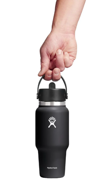 HYDRO FLASK 24 OZ TRAVEL BOTTLE BLACK