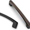 Asidrama 10 Pack 4 Inch(102mm) Oil Rubbed Bronze Kitchen Cabinet Handles, Cabinet Pulls Kitchen Cabinet Hardware for Cupboard Drawer Pulls