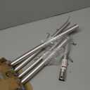 Zenna Home Double Curved Shower Curtain Rod, No Drill, 50-72 Inch Adjustable Tension Curved Shower Rod for Bathroom, Rustproof Double Rod, Non-Slip, Adds Room in Shower, Satin Nickel