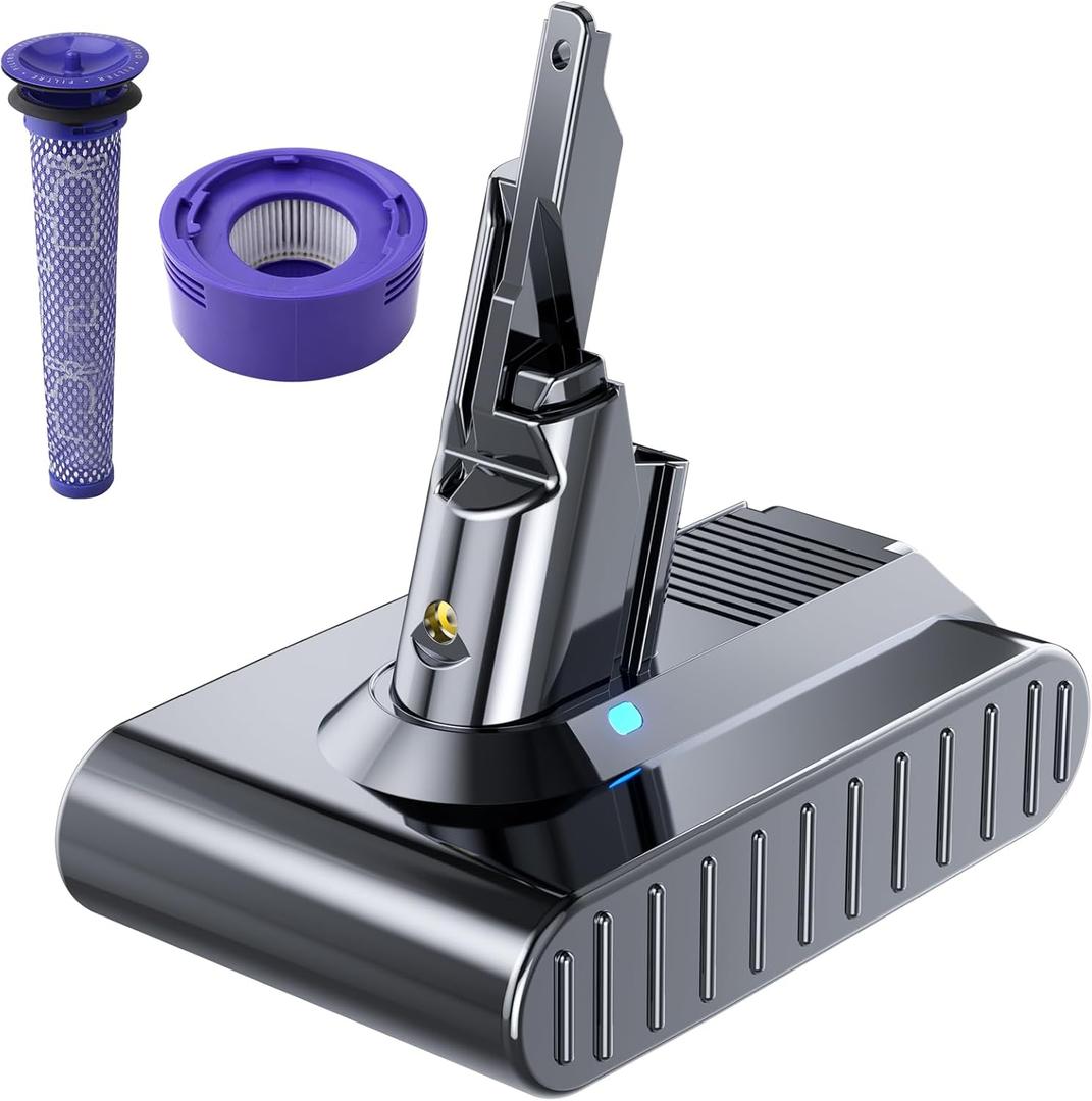 7.0Ah Replace for Dyson V7 21.6V Battery Replacement, Compatible with Dyson 21.6V V7 Absolute/Trigger/Animal/Motorhead/Mattress Fluffy Vacuum V7 Trigger V7 HEPA V7 Car+Boat Handheld Vacuum Cleaner