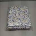 Amazon Basics Lightweight Super Soft Easy Care Wrinkle Free Breathable Brushed Microfiber 3 Piece Bed Sheet Set with 14-Inch Deep Pockets, Twin, Blue Floral, Kids, Men & Women Bedding