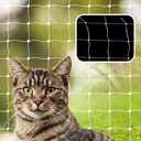 Balcony Cat Net, High-Strength Protective Net, Fixes Balconies, Terraces, Windows, Roof Openings (10x26ft, Transparent, Thicker and Stronger)