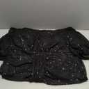 Women's Plus Size Off Shoulder Puff Sleeve Sequin Formal Maxi Dress Evening Party Gowns (3X-Large, Black)