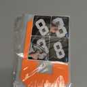 Zonon 22 Pieces Iron on Numbers T Shirt Heat Transfer 0 to 9 Jersey Numbers for Team Uniform Sports(Orange,8 Inch)