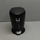 simplehuman 6 Liter / 1.6 Gallon Compact Plastic Round Bathroom Step Trash Can, Black
