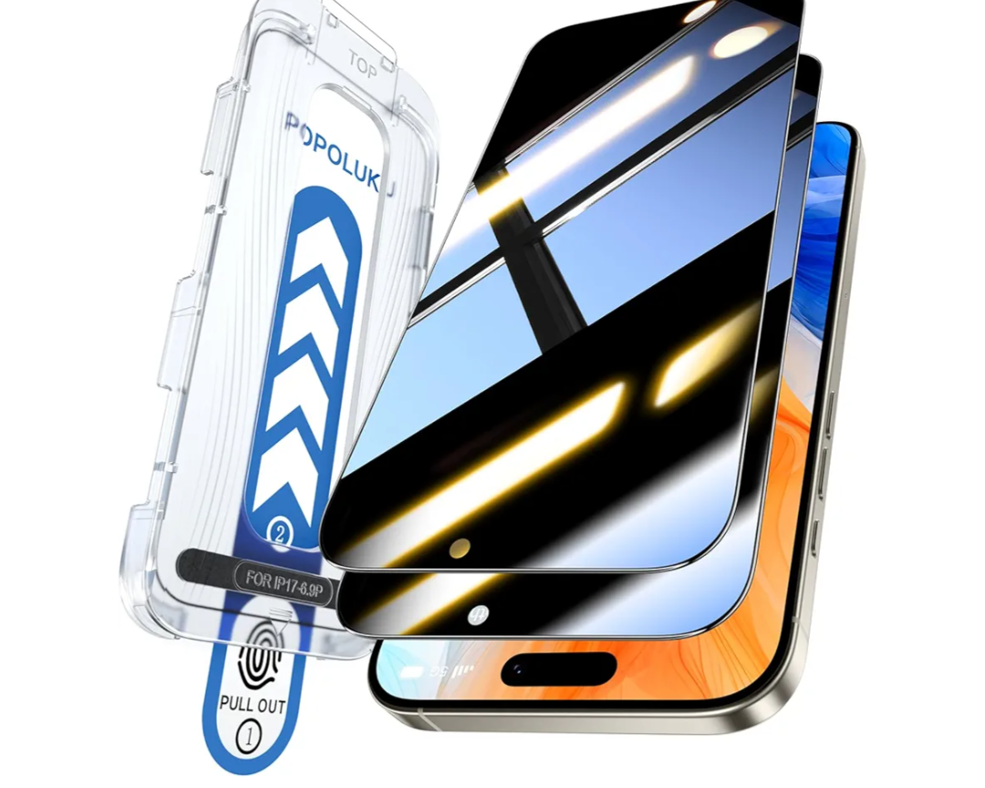 Military-Grade Tempered Glass for iPhone 17 Pro Screen Protector[Easy Installation No Bubble] Screen Protector 17Pro Tempered Glass[Military Shatterproof] Full Coverage 2 Pack